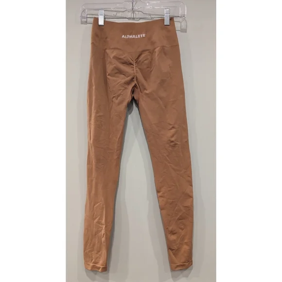 Alphalete Amplify Seamless Leggings in Mandarin Size Small - Picture 2 of 9